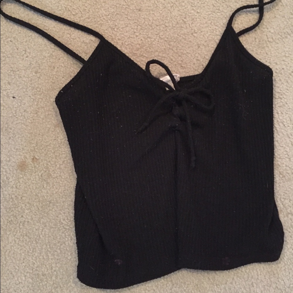 Black tank top